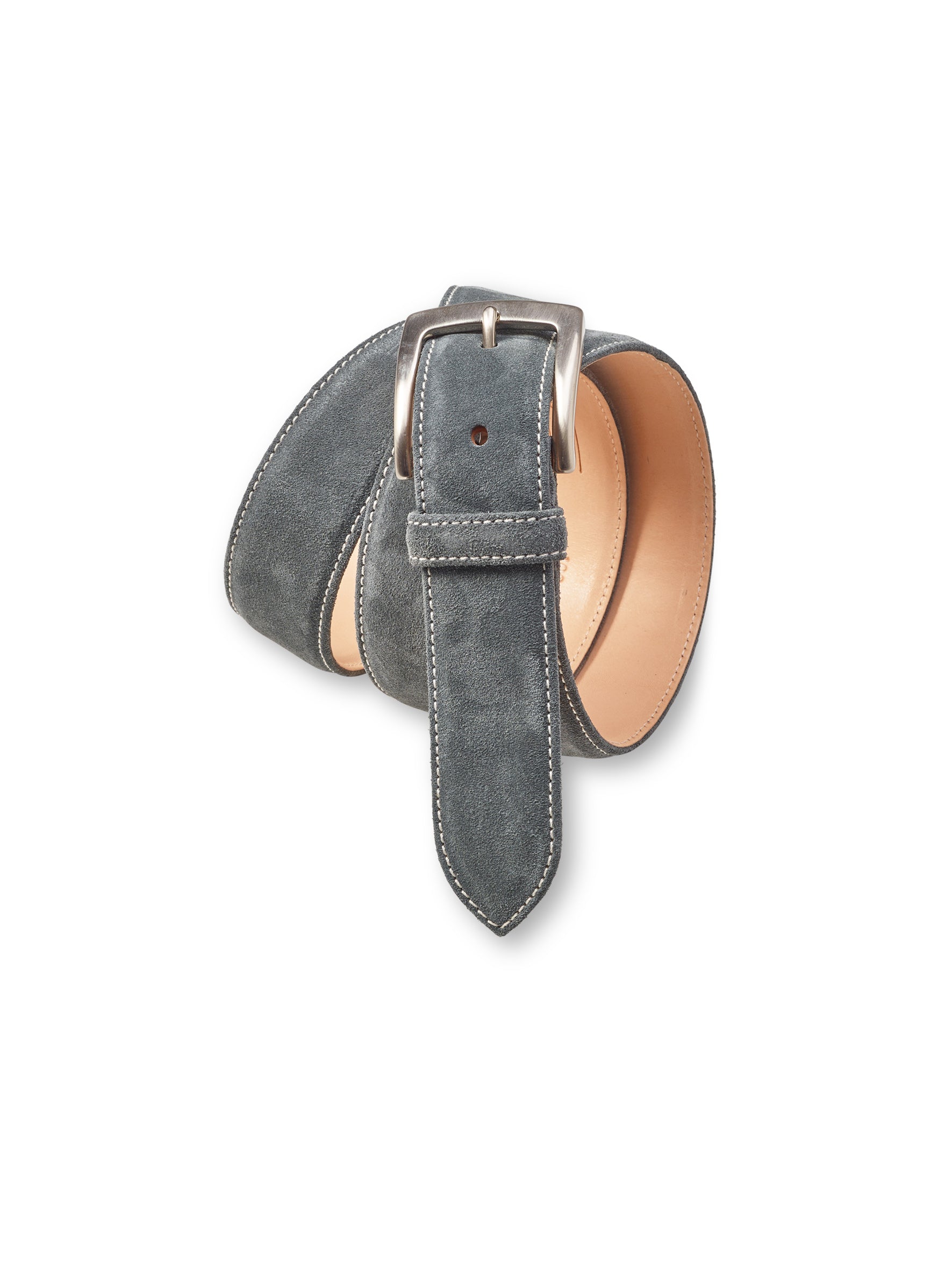 Grey velour belt